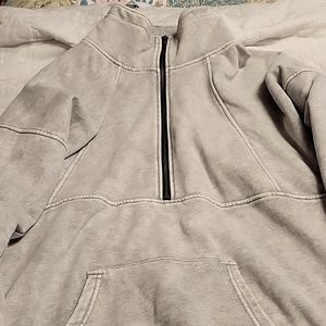 Michelle Mae gray half zip sweatshirt size xl